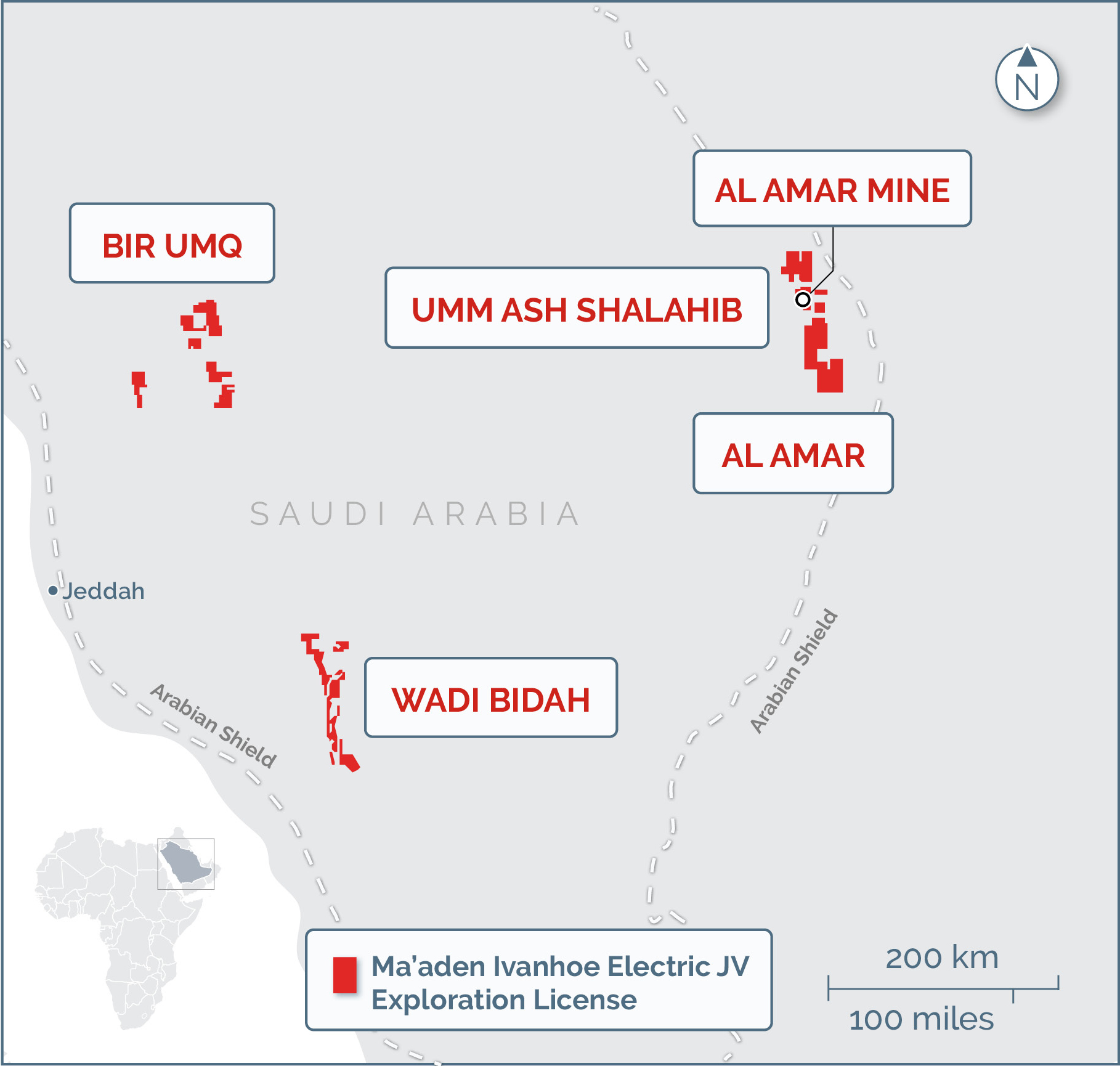 Joint Venture with Saudi Arabian Mining Company (Maaden)